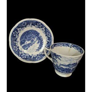 Vintage Swinnertons Staffordshire England Silverdale Tea Cup and Saucer set of 2